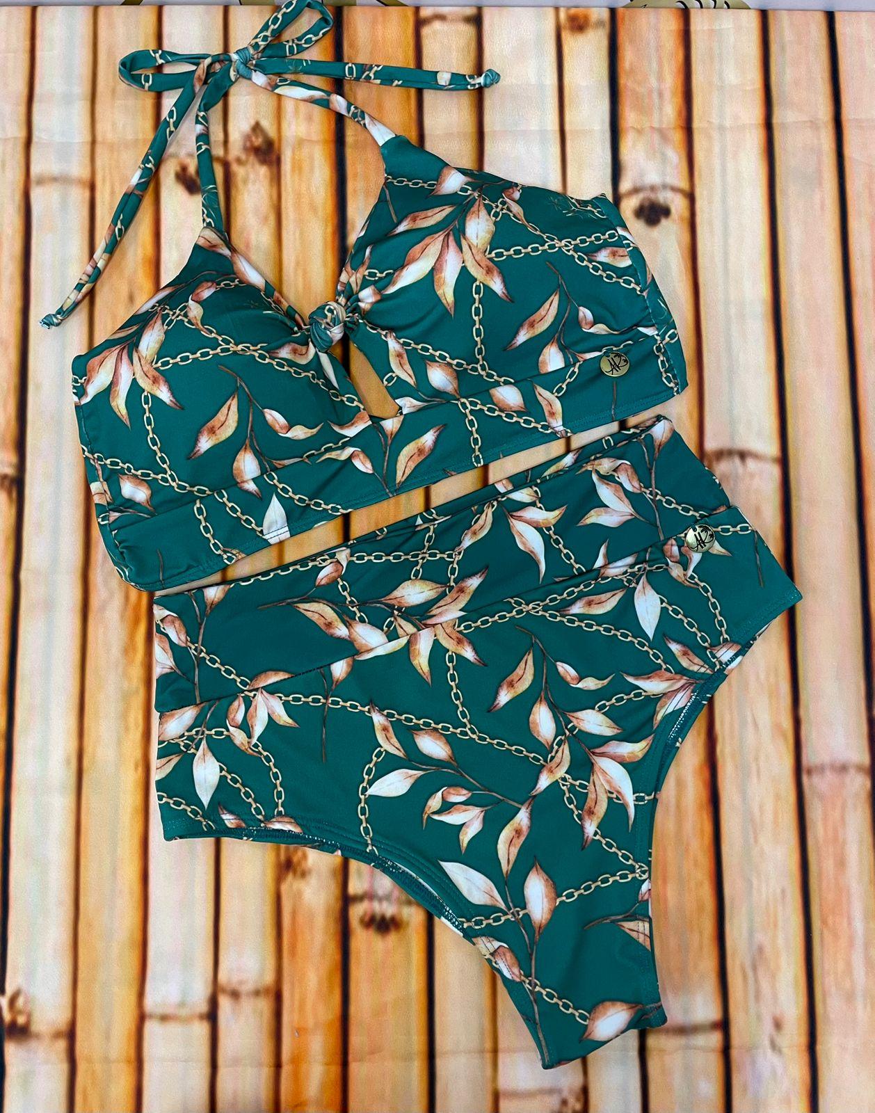 Biquíni Sutiã 1 Nó + Calcinha Simples com Cós