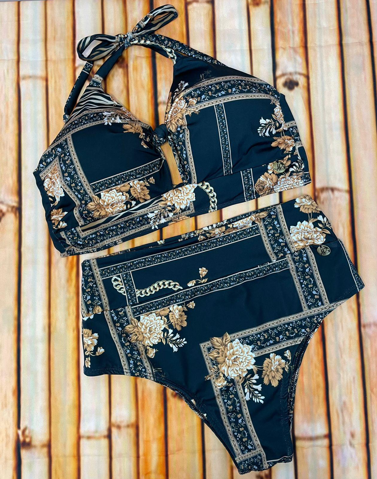 Biquíni Sutiã 1 Nó + Calcinha Simples com Cós