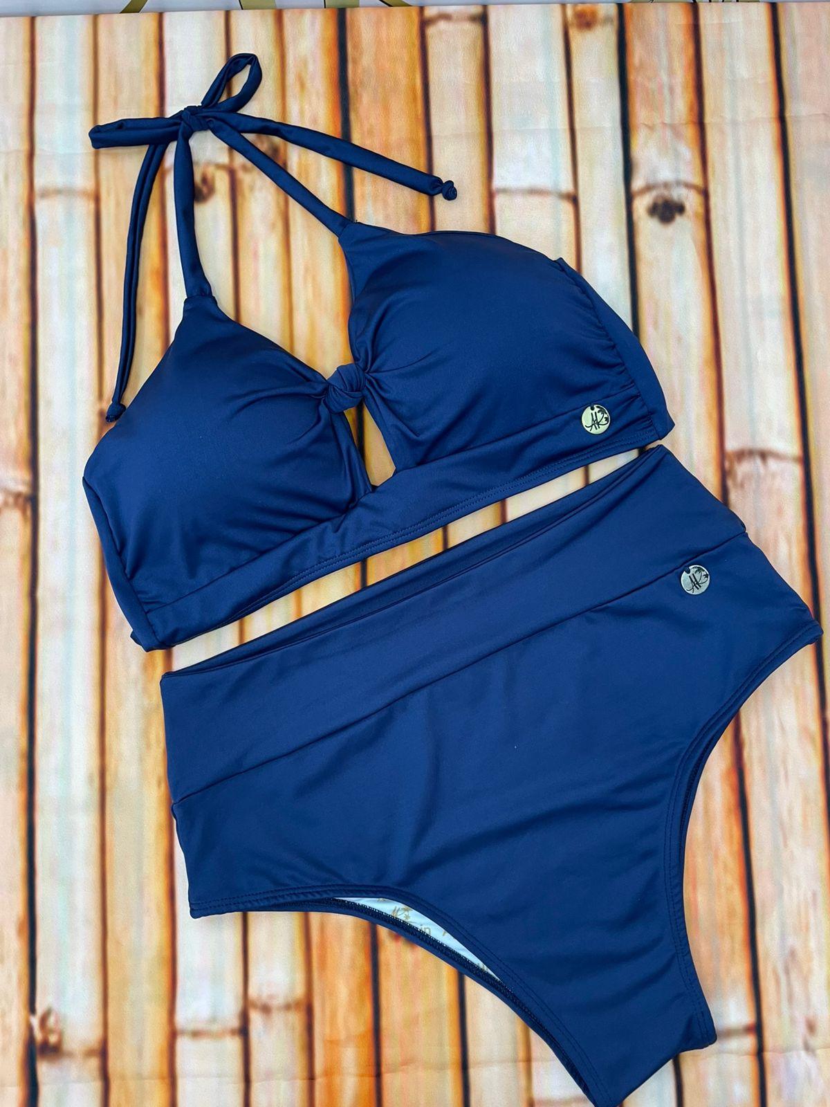 Biquíni Sutiã 1 Nó + Calcinha Simples com Cós