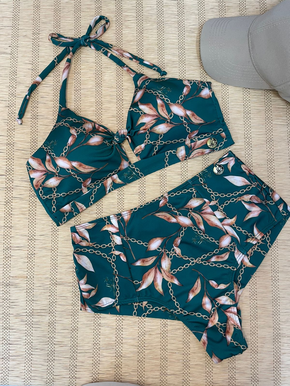 Biquíni de um Nó + Calcinha Hot Conforto (com estampa)