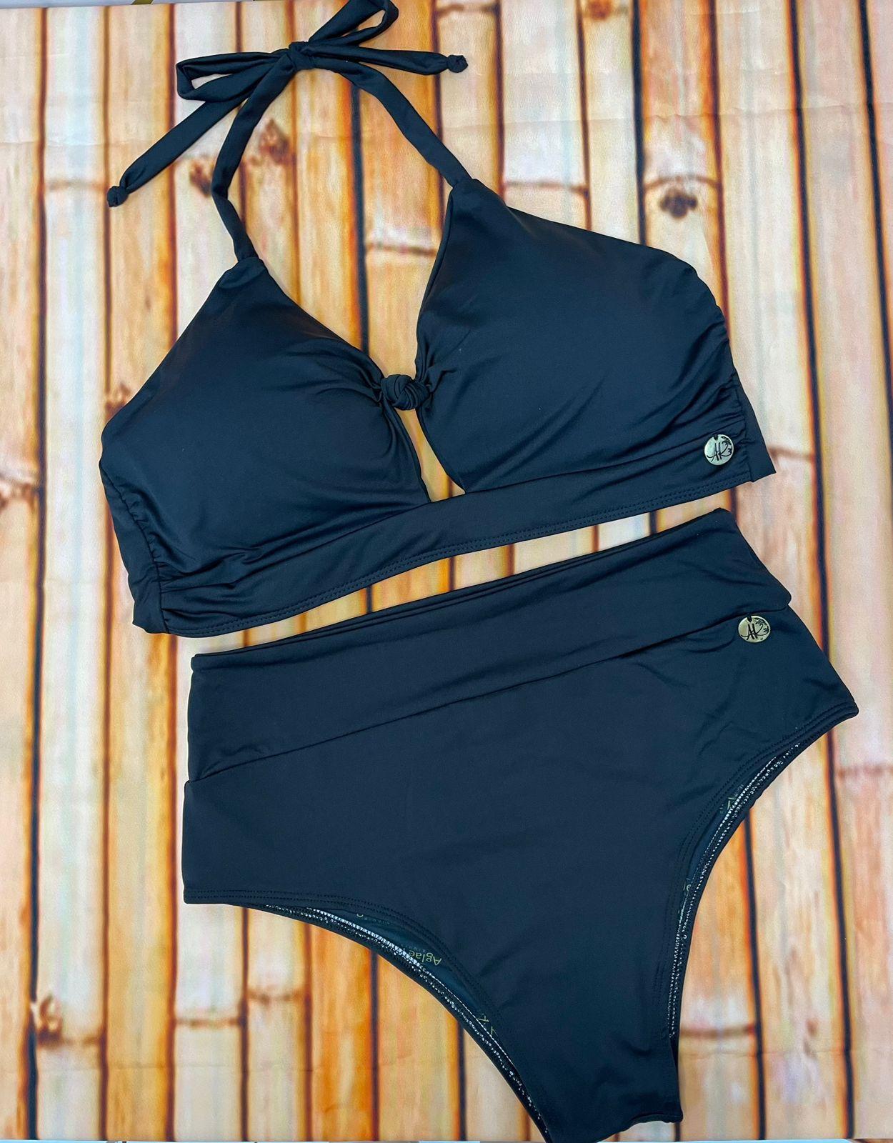 Biquíni Sutiã 1 Nó + Calcinha Simples com Cós